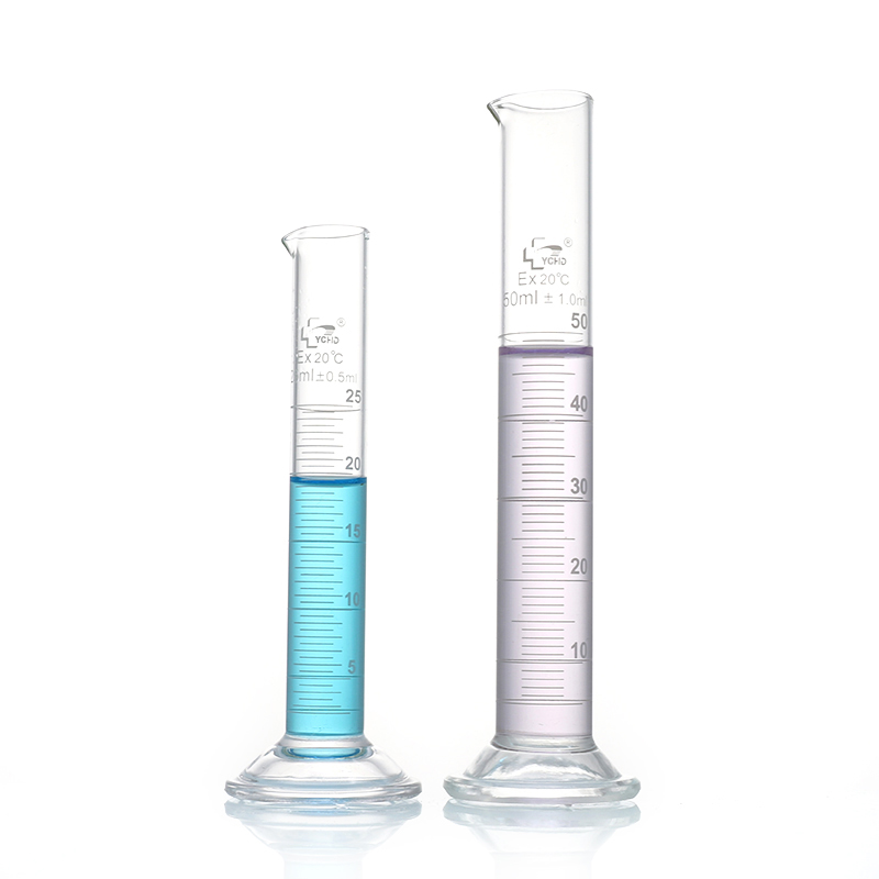 Measuring Cylinder, with round base
