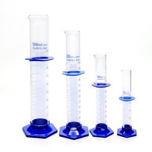 Measuring Cylinder, with plastic hexagonal base